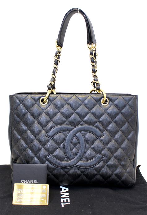 chanel leather tote bag|authentic chanel tote bag.